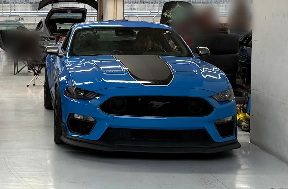 The Mach 1 in the COTA garage