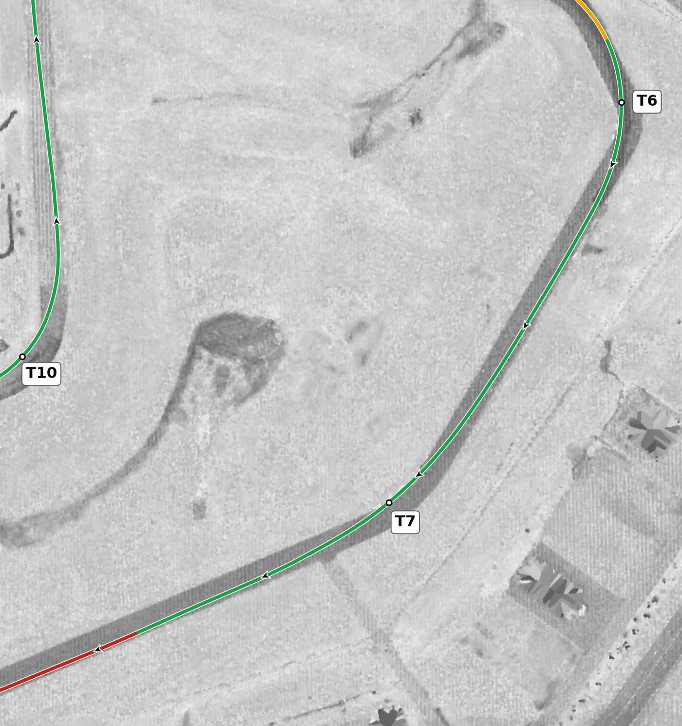 Autobahn (Full) T7 race line close-up