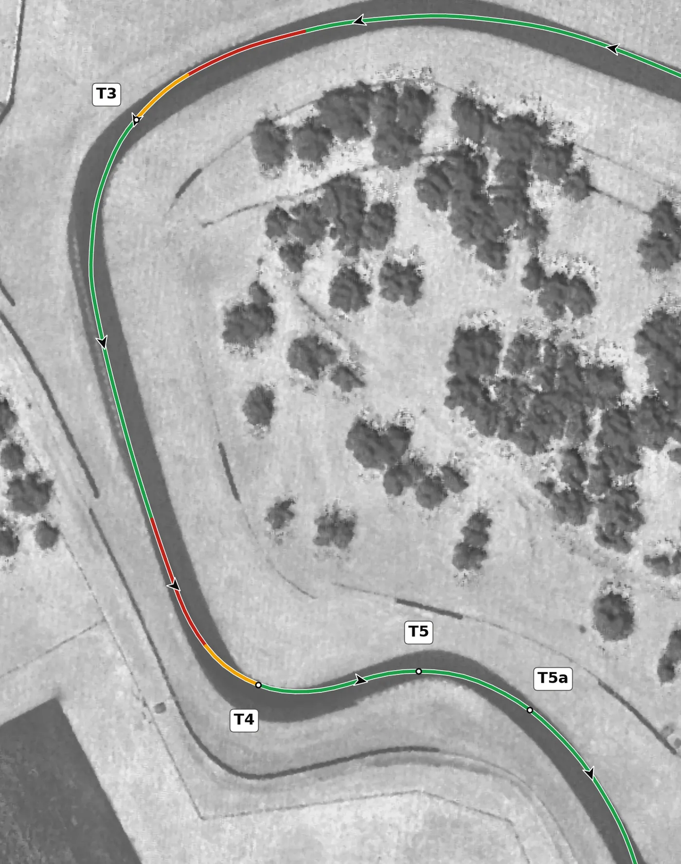 VIR North T4 race line close-up